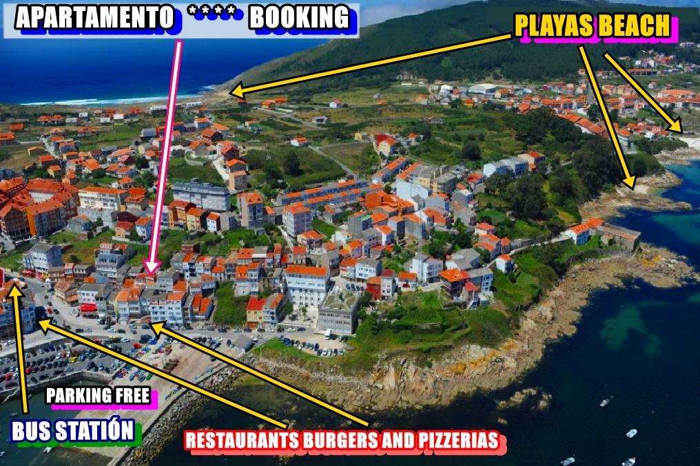 Apartamento Paseo Del Puerto Finisterre Bagian luar foto